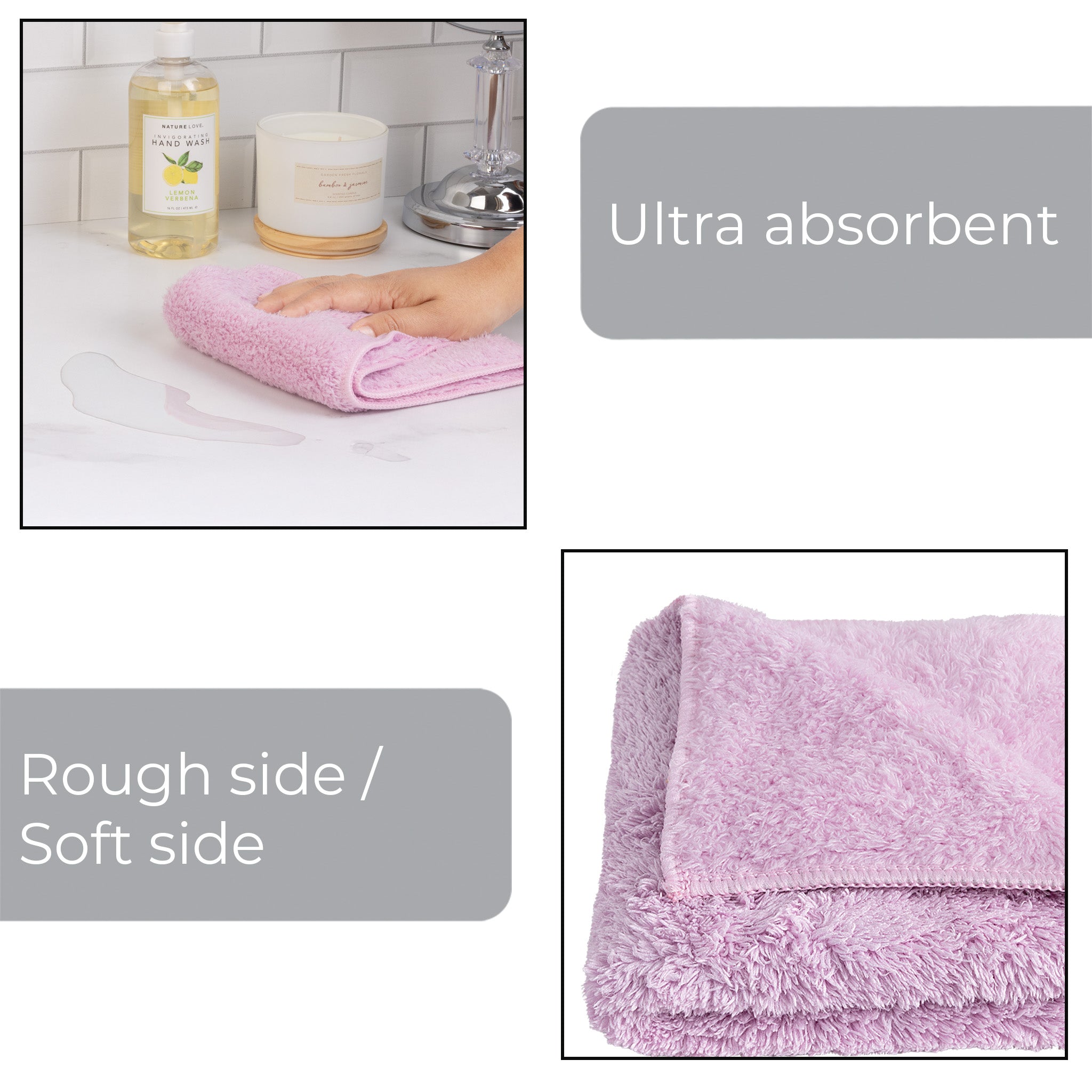 Solve™ Bottle, Cleaning Packets, & Cloth Cleaning Cloth Kit