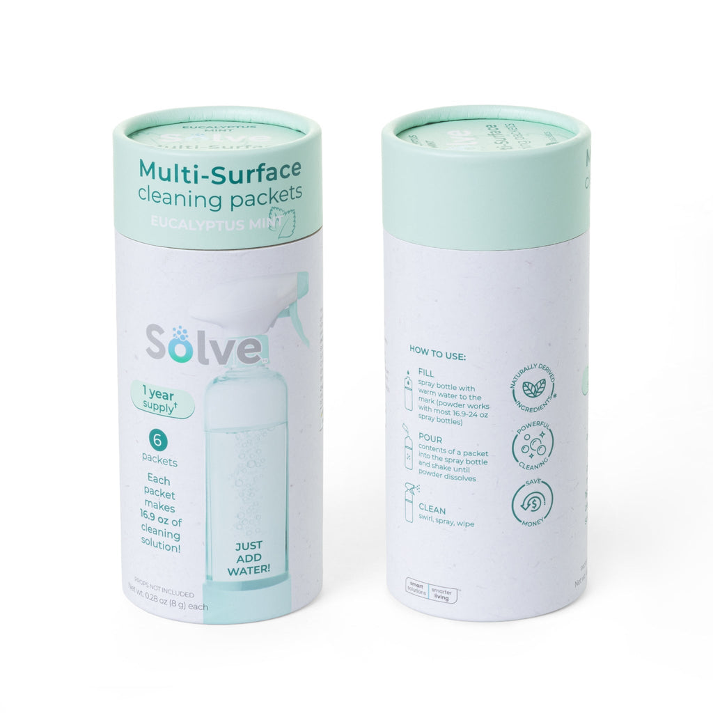 Solve™ Cleaning Packets – 6 Pack - Scented Collection