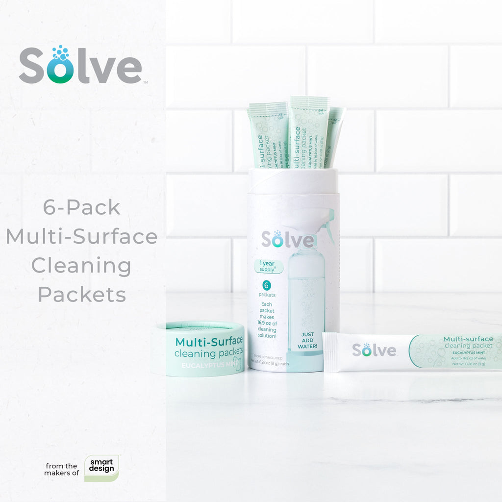 Solve™ Cleaning Packets – 6 Pack - Scented Collection