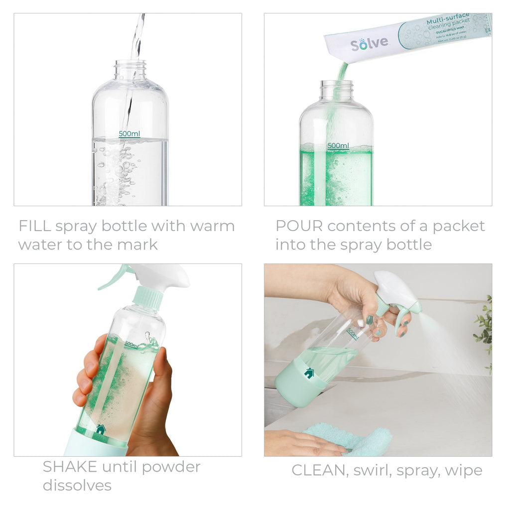 Solve™ Cleaning Packets – 6 Pack - Scented Collection
