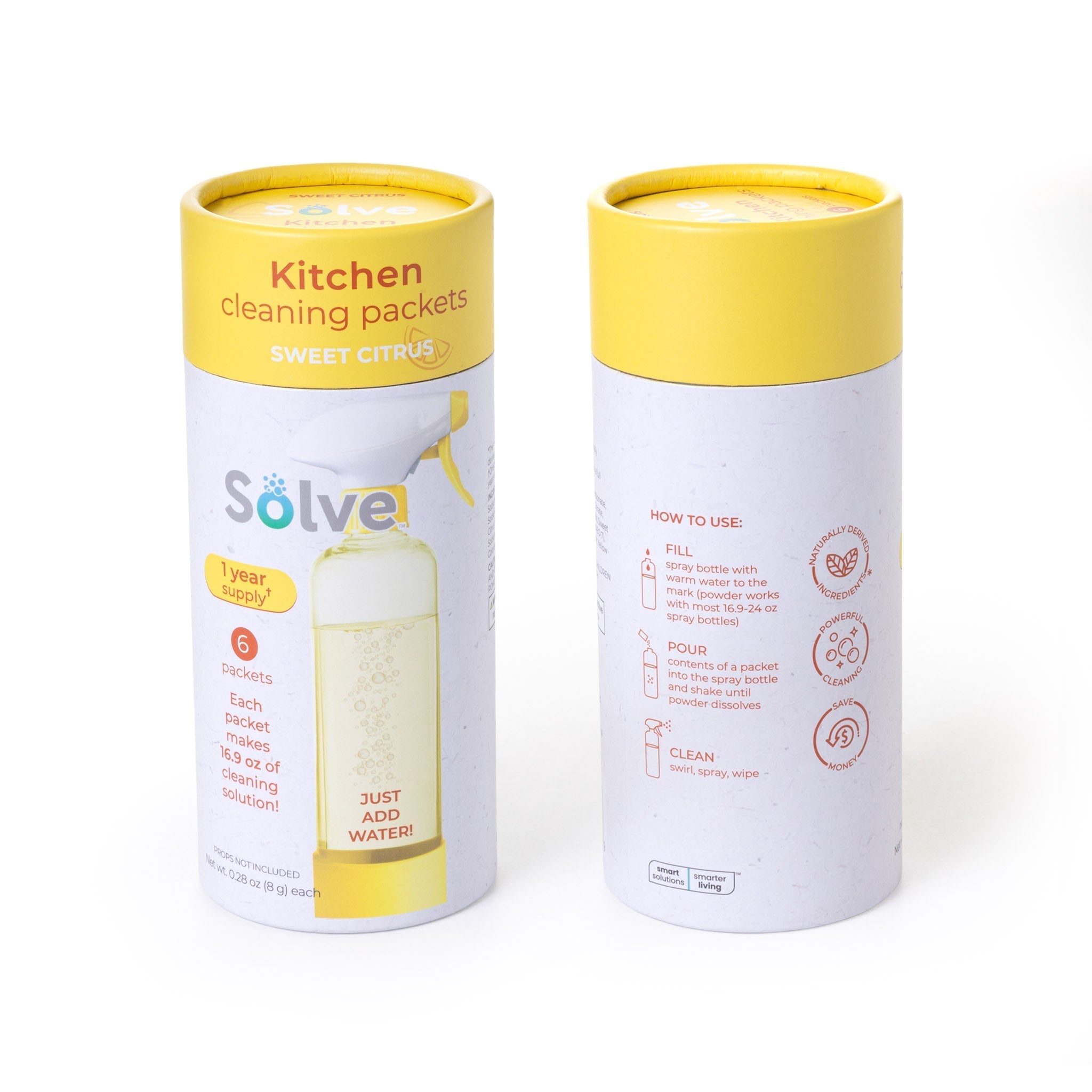 Solve™ Cleaning Packets – 6 Pack - Scented Collection