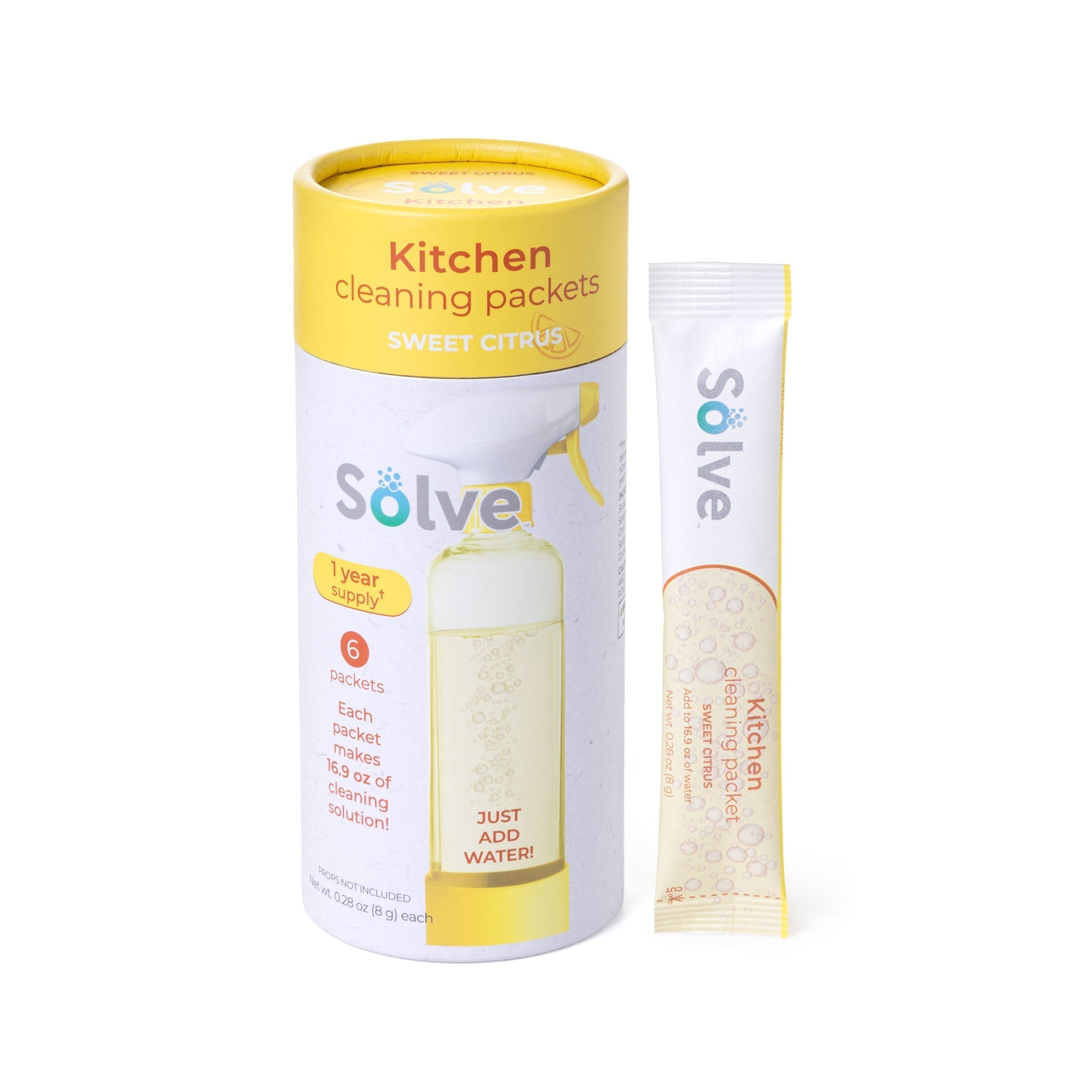 Solve™ Cleaning Packets – 6 Pack - Scented Collection