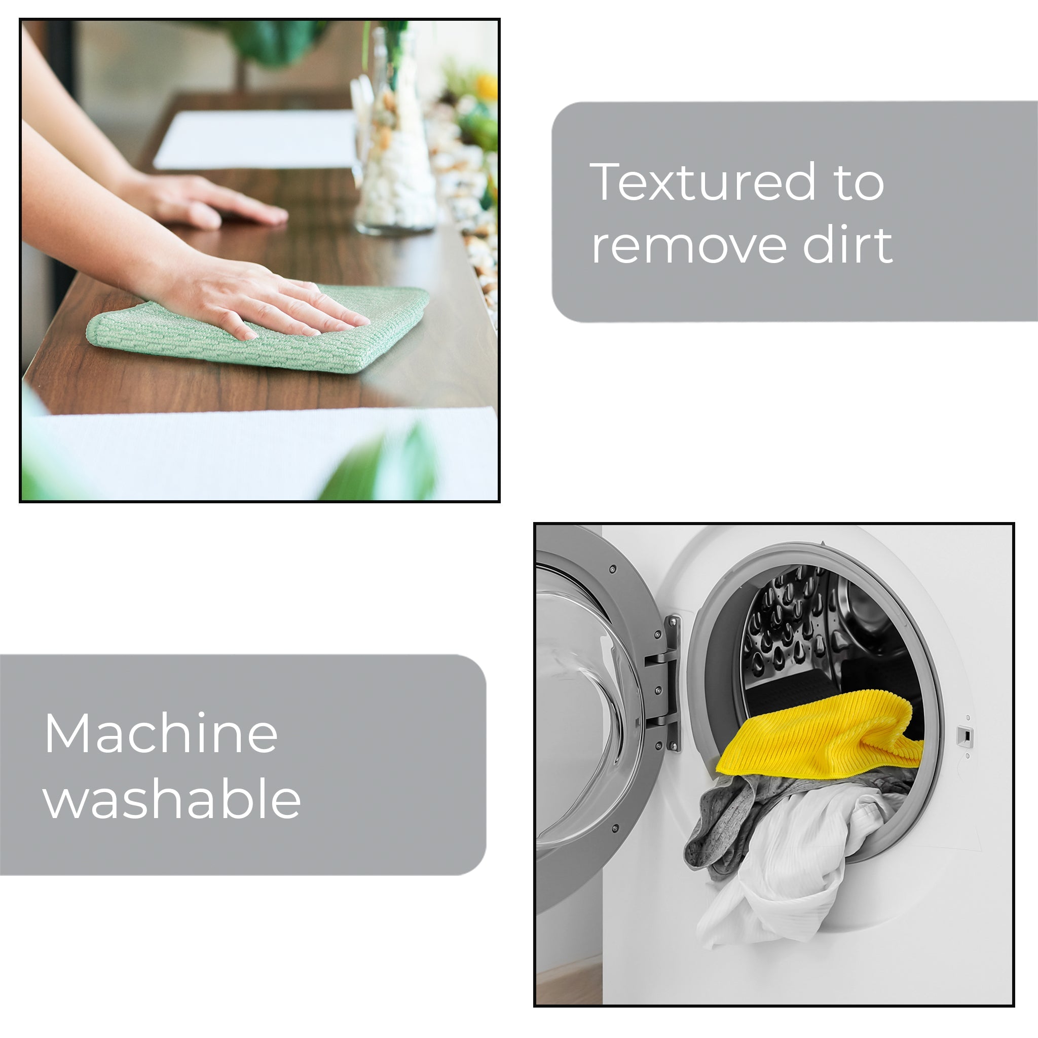 Solve™ Household Cleaning Cloths- Set of 8