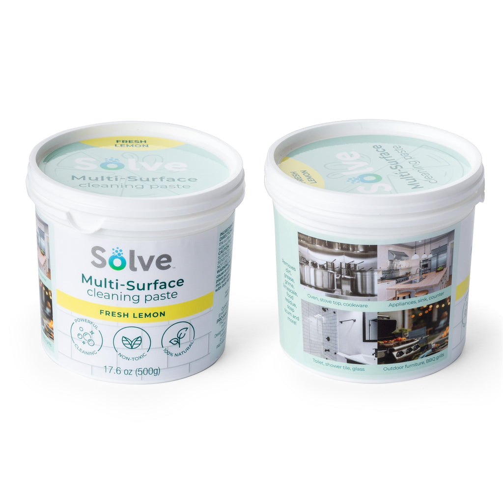 Solve™ Multi-Surface Cleaning Paste – Fresh Lemon Scent