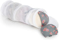 Spiral Delicates Lingerie Wash Bag w/Safety Zipper - White