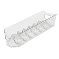 Stackable Clear Refrigerator Egg Storage Bin with Handle - 14 Egg Container - 2 pack- 4 x 14.5 inch