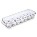 Stackable Refrigerator Egg Holder Bin with Handle and Lid
