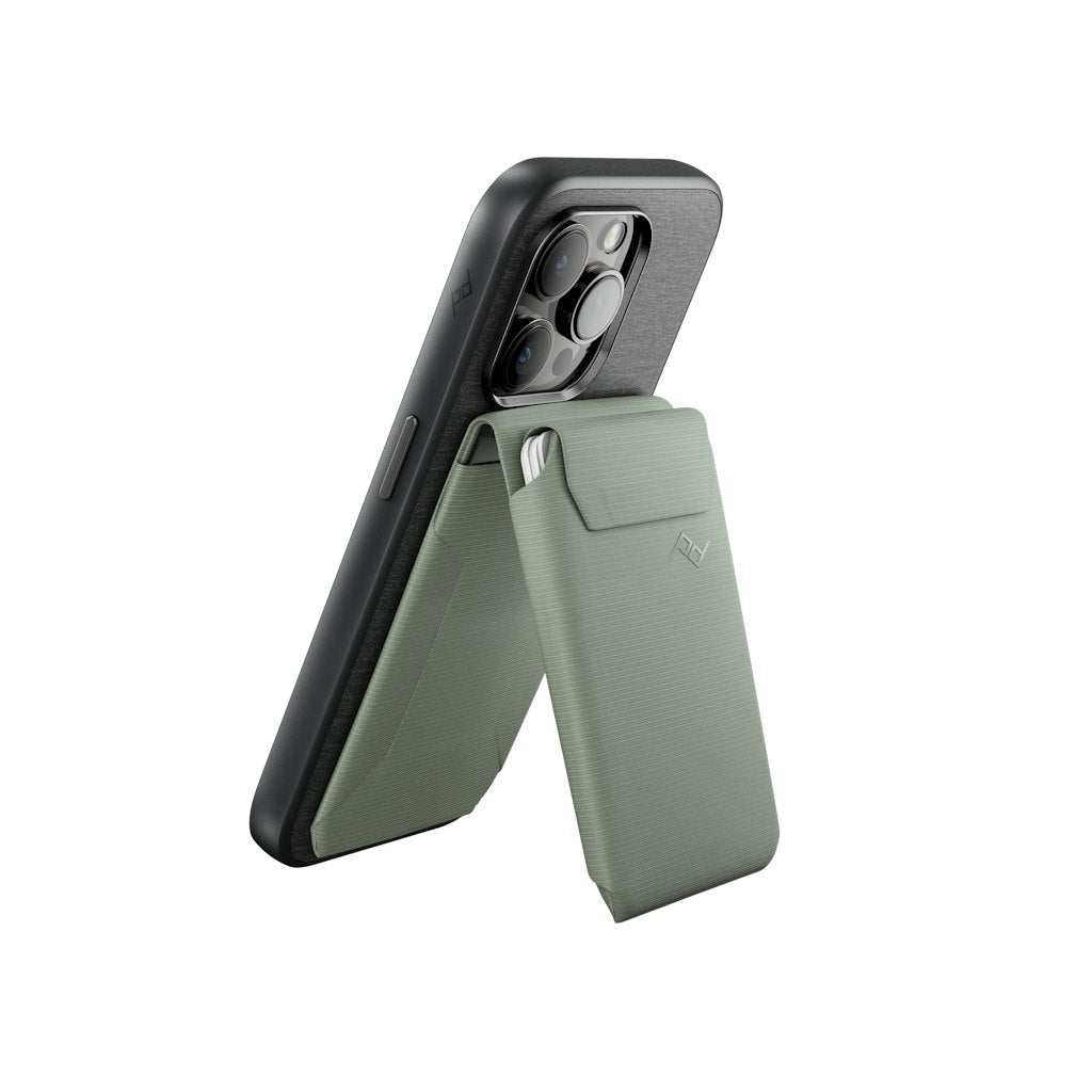 Mobile Wallet | Stand Wallet | Sage | Nylon