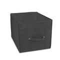 Storage Cube with Handle - 11 x 11 x 11 Inch - Black