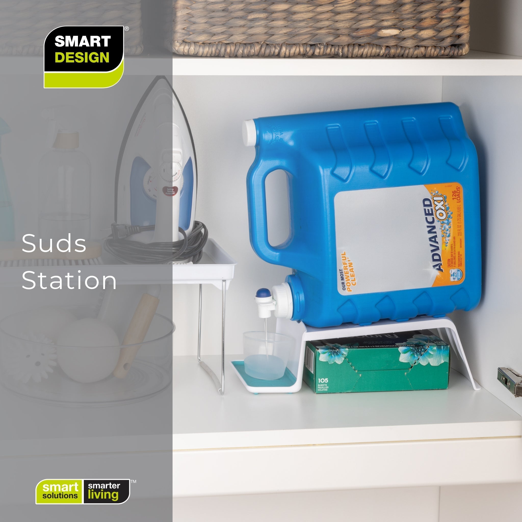 Sud Station – Laundry Detergent Dispenser Stand