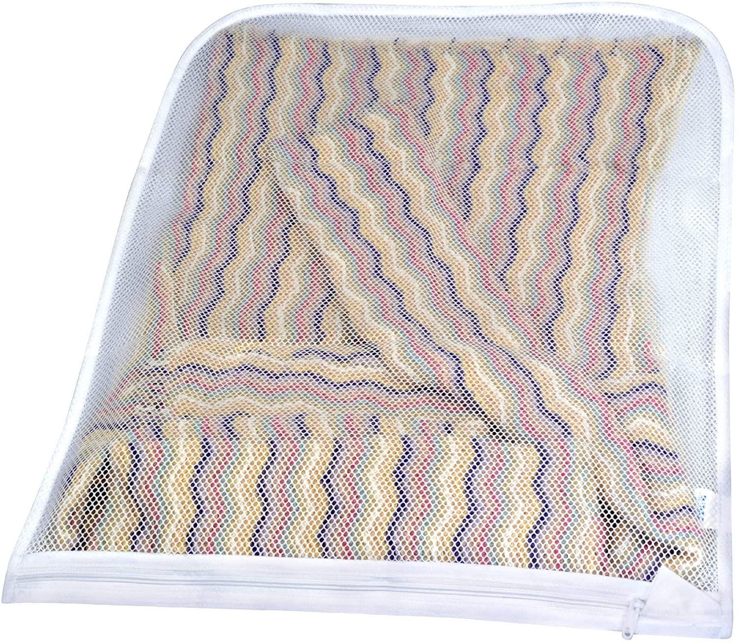 Sweater and Wash Bag with Safety Zipper - 22 x 18 Inch