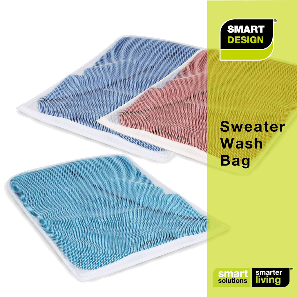 Sweater and Wash Bag with Safety Zipper - 22 x 18 Inch