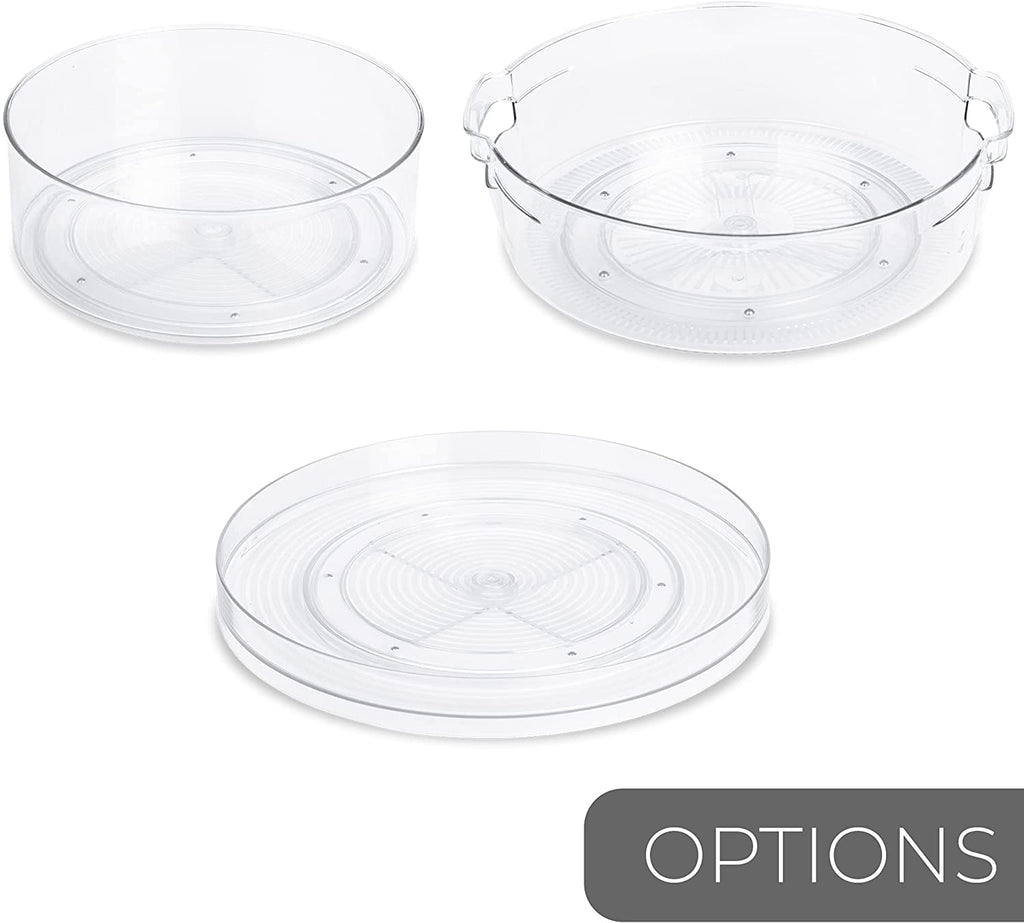 Tall Lazy Susan Spinning Turntable Organizer - 9 Inch