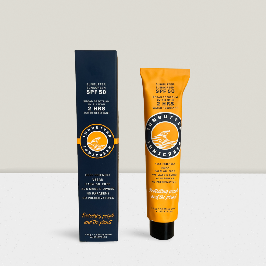 Sunbutter SPF50 Reef Safe Sunscreen - Tube 120g