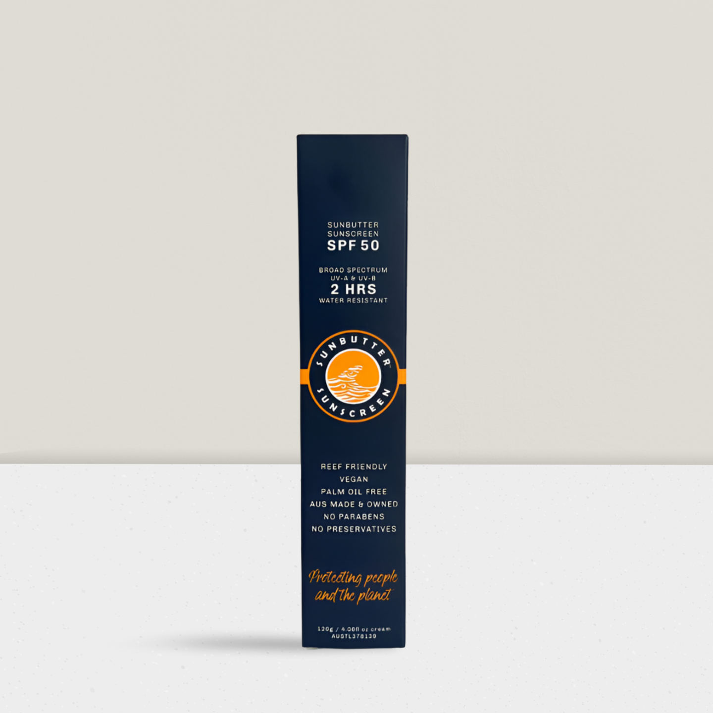 Sunbutter SPF50 Reef Safe Sunscreen - Tube 120g