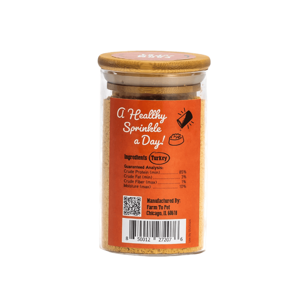 Turkey Treat Dog Food Topper