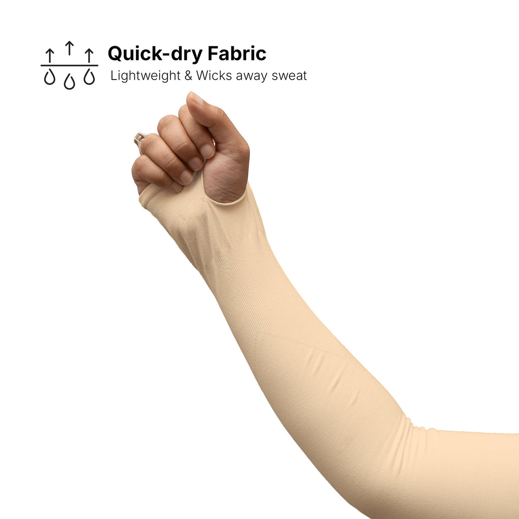 Full Arm Sleeves for Women | Petals Arm Sleeves - Skin