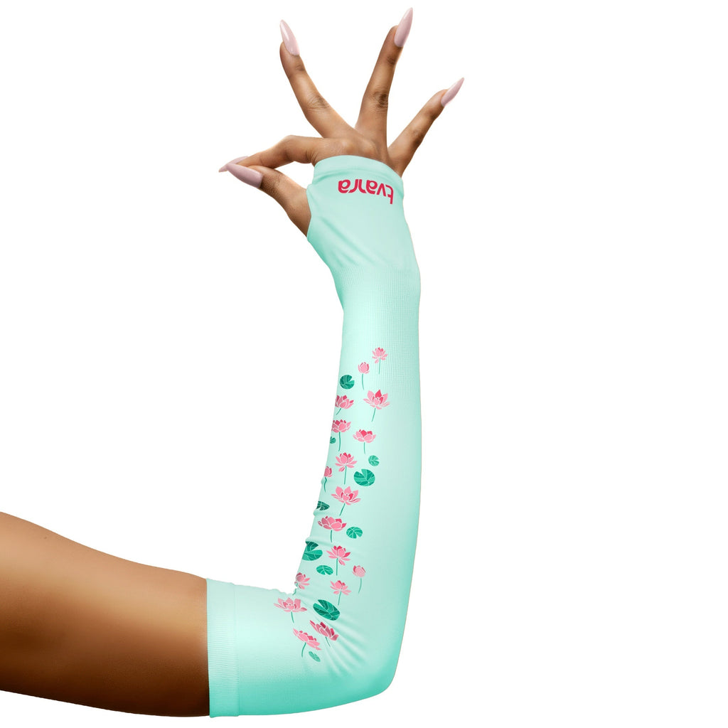 Pack of 2 Sleeves: White Lotus - Black & Padmaa - Mint Green