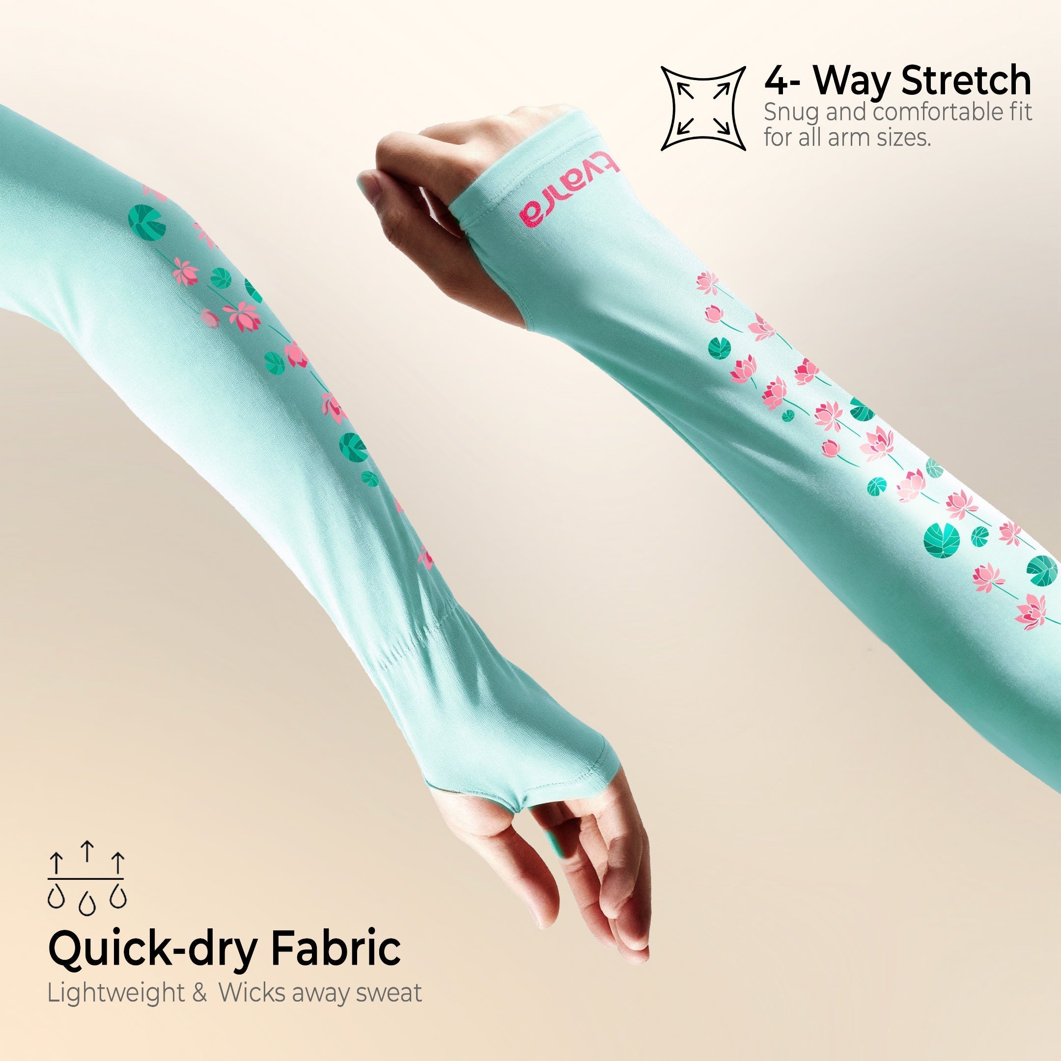 Pack of 2 Sleeves: White Lotus - Black & Padmaa - Mint Green
