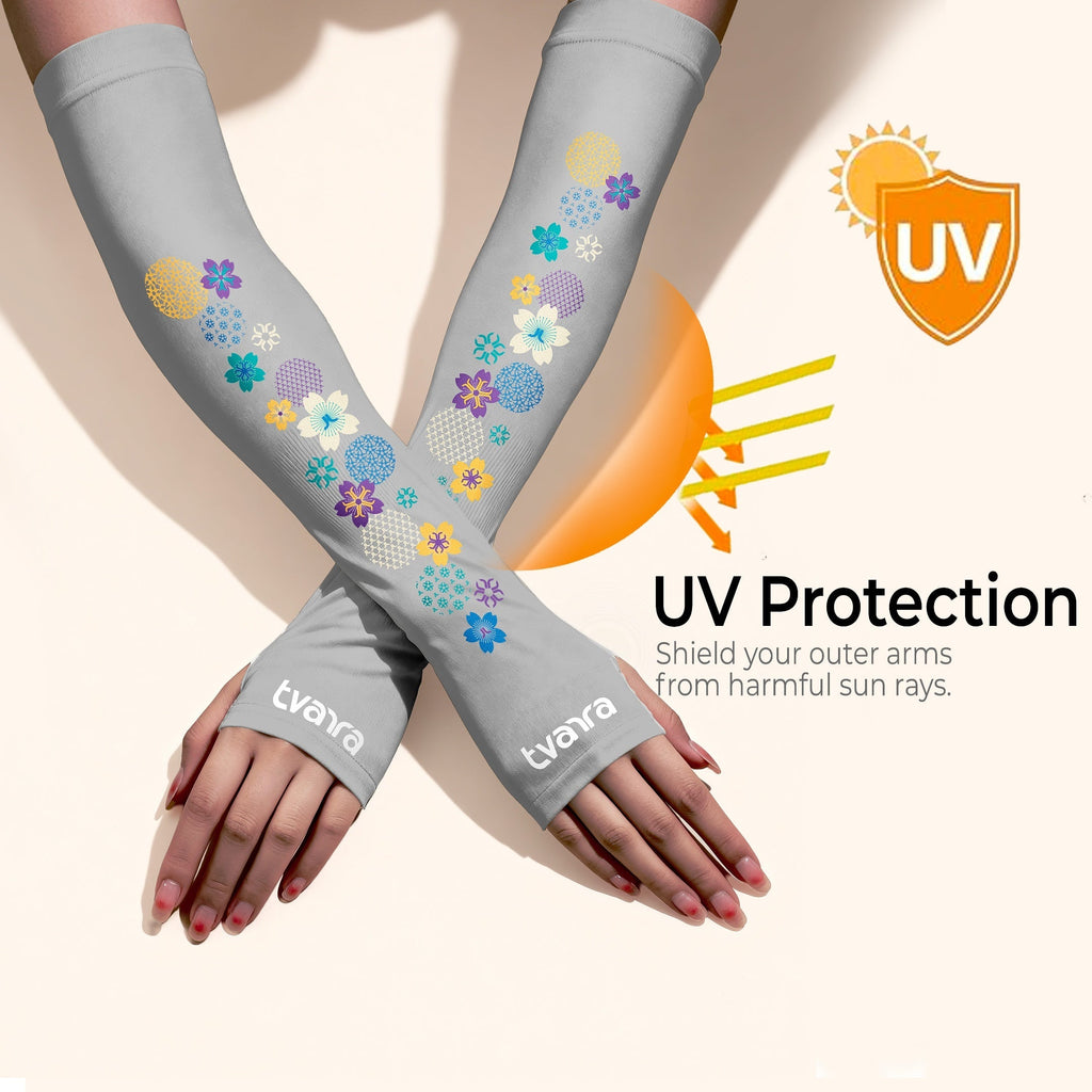 Pack of 2 Sleeves: Padmaa - Baby Pink & Uditaa - Grey