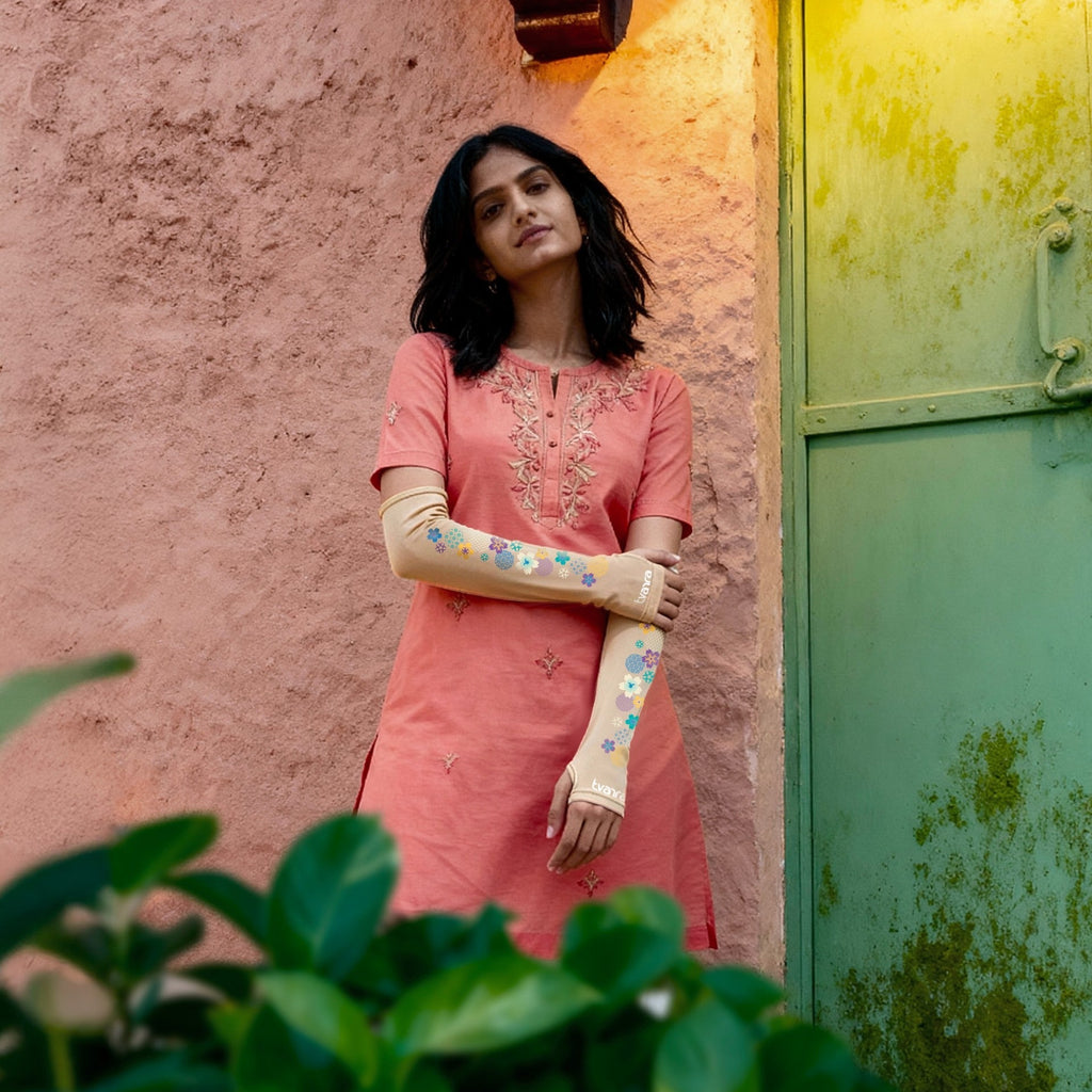 Uditaa Arm Sleeves for Women – UV Protection | Tvarra