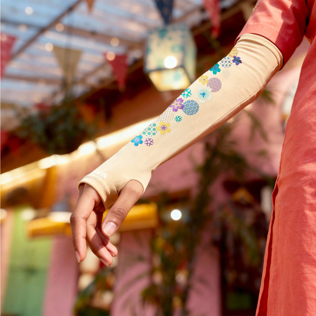 Pack of 2 Sleeves: Padmaa - Baby Pink & Uditaa - Skin