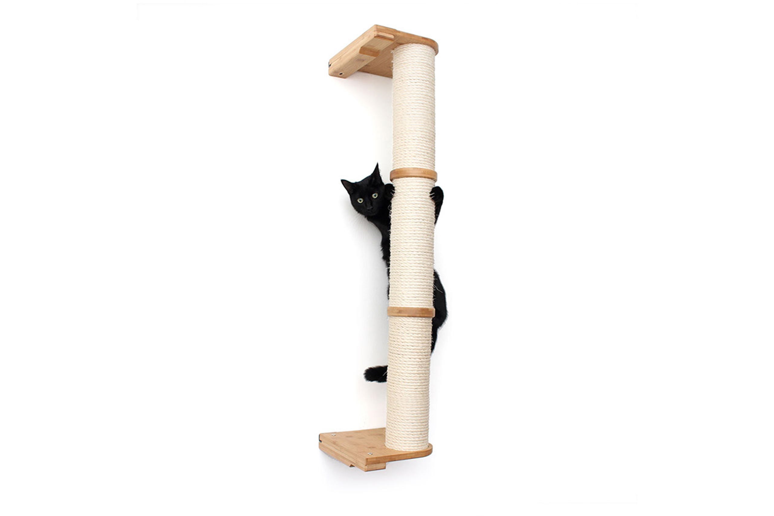 Catastrophic Creations Wall Mounted Cat Climbing Pole - Sisal
