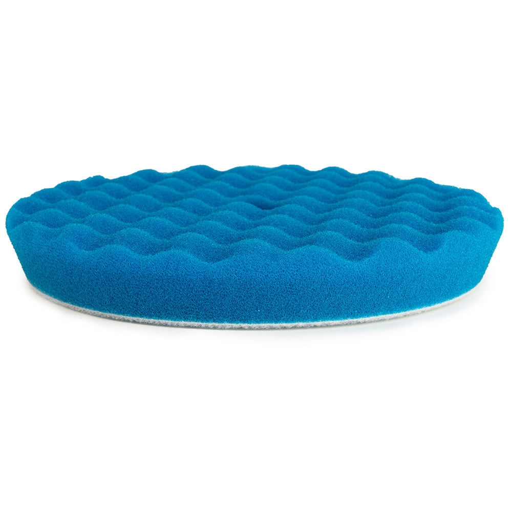 RUPES Rotary Waffle Coarse Foam Cutting Pad, 9.WF200H - 6.5", Blue