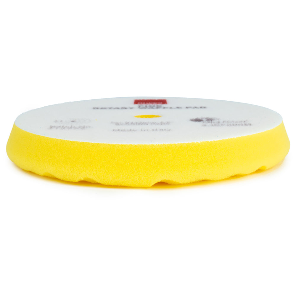 RUPES Rotary Waffle Fine Foam Polishing Pad, 9.WF200M - 6.5", Yellow