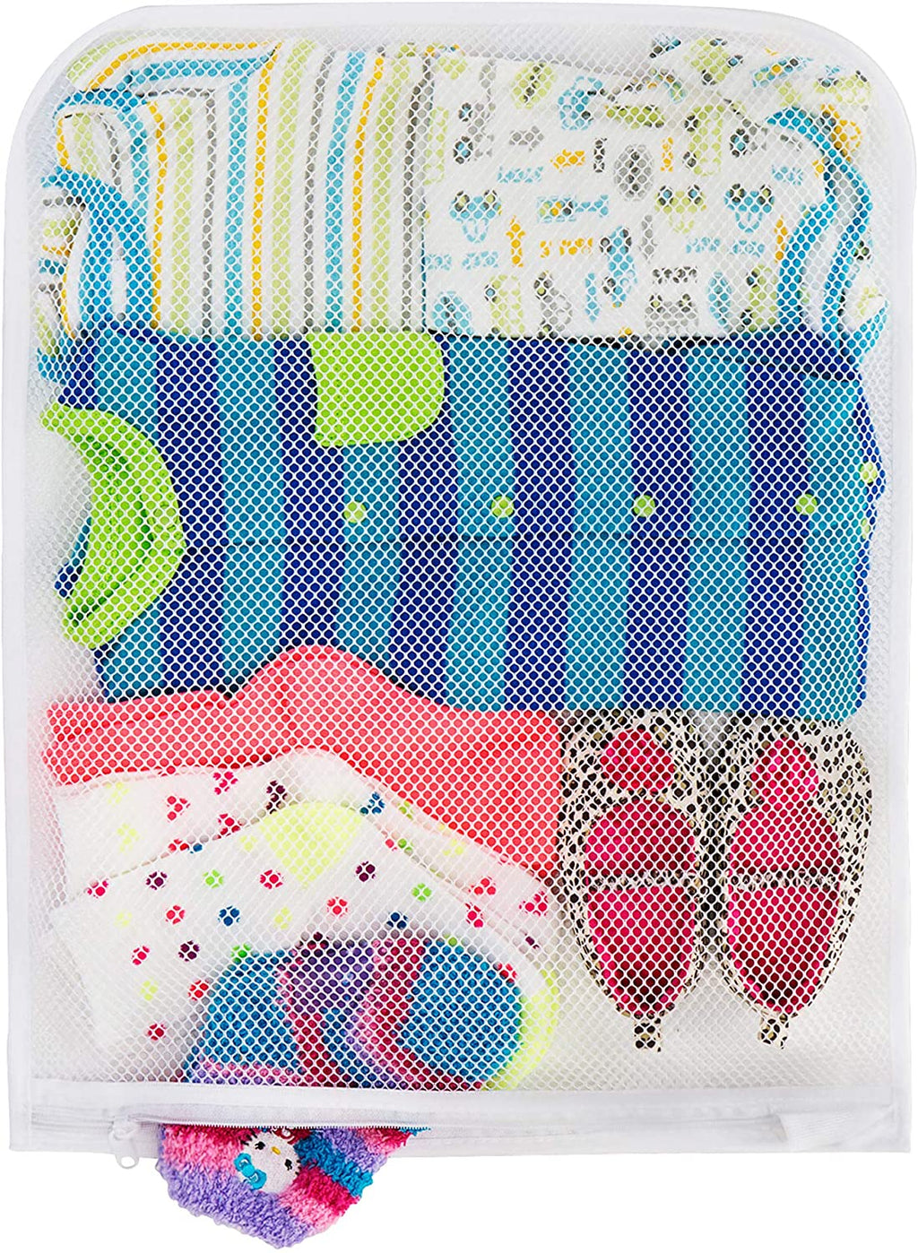 Wash Bag with Safety Zipper - 18 x 14 Inch
