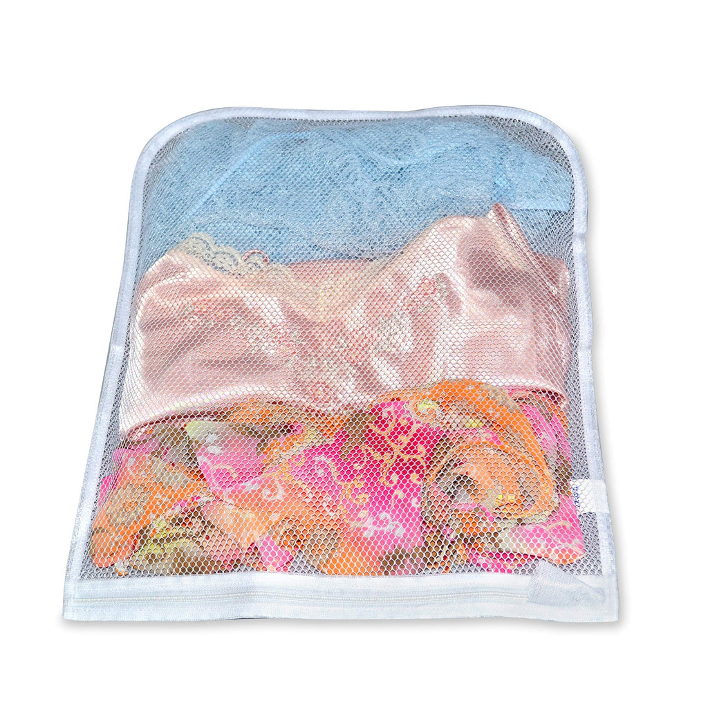 Wash Bag with Safety Zipper - 18 x 14 Inch