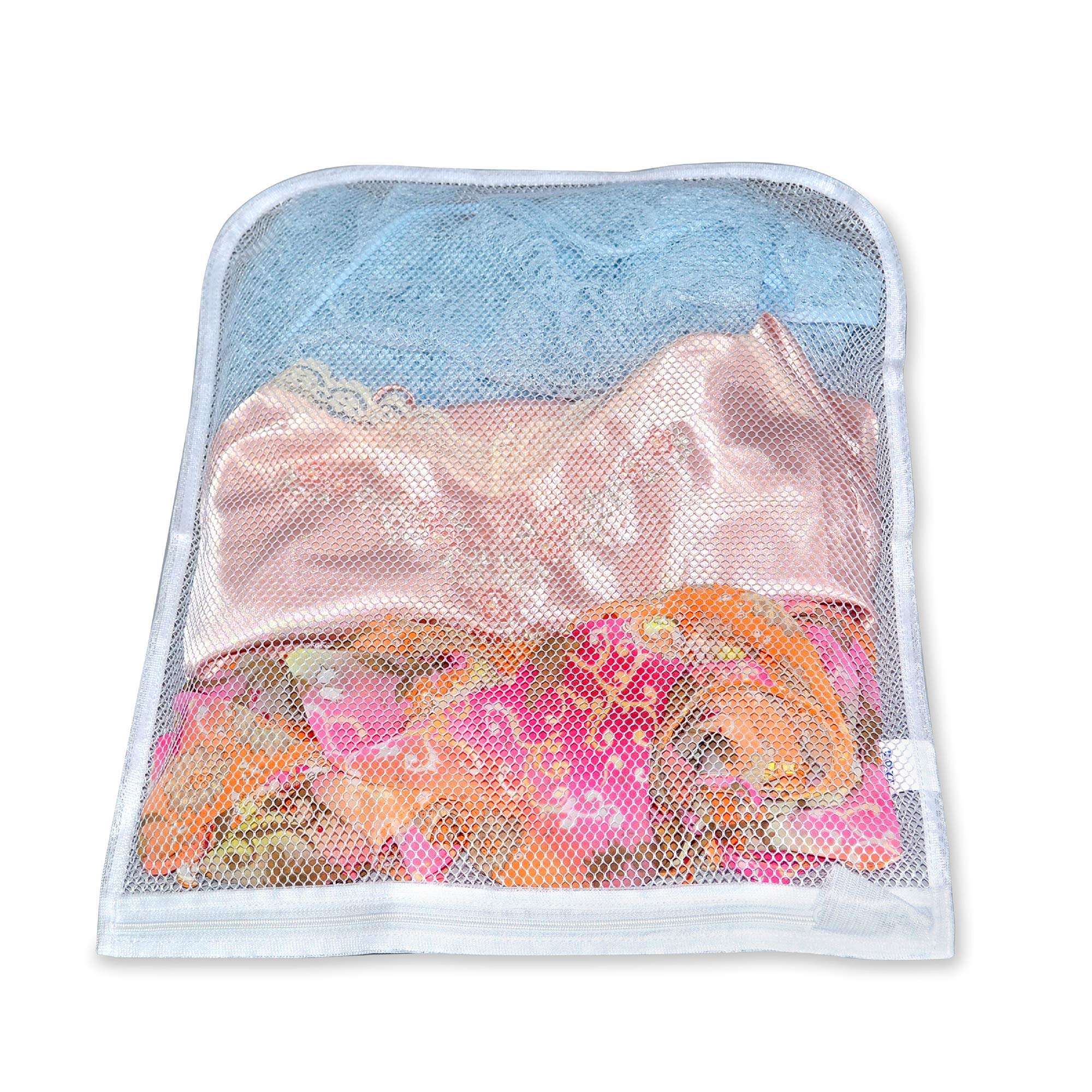 Wash Bag with Safety Zipper - 18 x 14 Inch