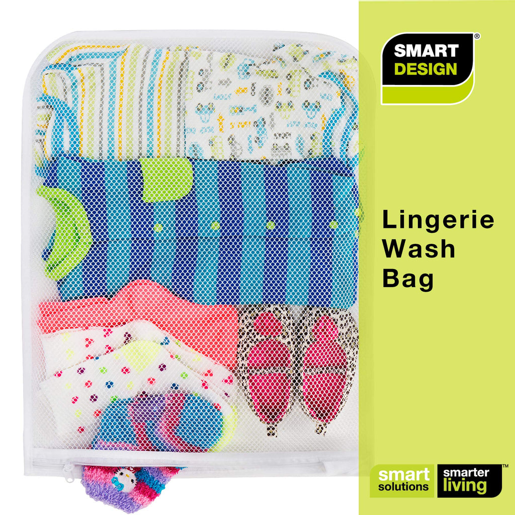 Wash Bag with Safety Zipper - 18 x 14 Inch