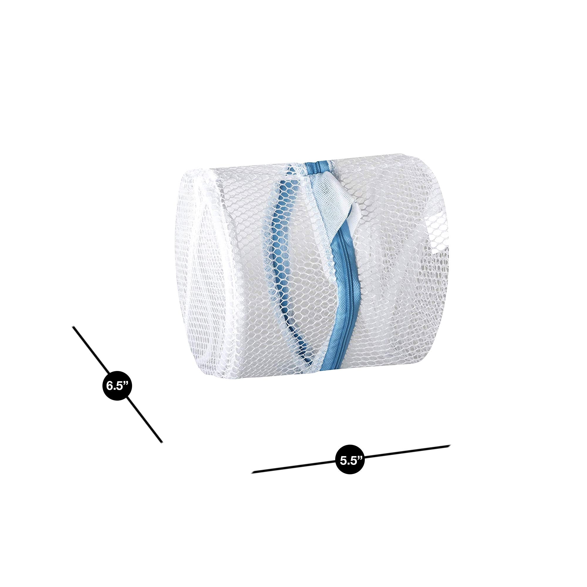 Wash Bag with Safety Zipper - 6.5 x 5.5 Inch