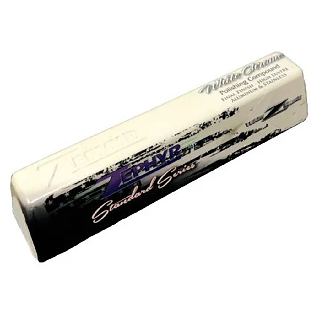 Zephyr Standard Series Metal Polishing Compound Bar - White Chrome, Finishing