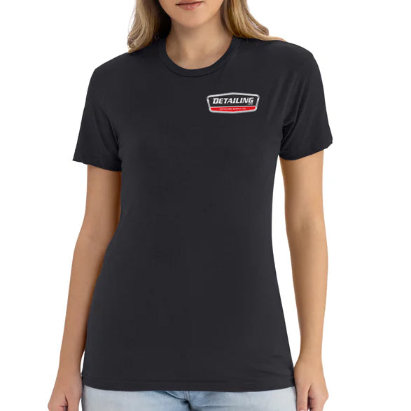 Detailing.com Women's Crew Neck Shirt, Black