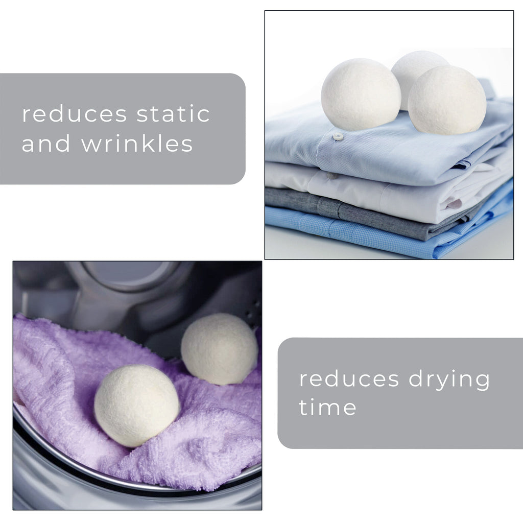 Wool Dryer Balls - Natural Fabric Softener